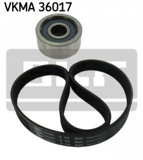 Поликлиновой ременный комплект SKF VKMA36017