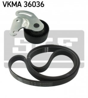 Комплект доріжкового ремня - VKMA 36036 (1172000QAN, 11720BN700, 1175000Q1J) SKF VKMA36036