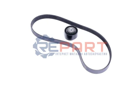 Фото 1 — Комплект ременя генератора Renault Clio 05-14/Twingo 1.2 16V/TCe/Turbo 07- (7PK1035) SKF (VKMA 36057) Фото Комплект ременя генератора Renault Clio 05-14/Twingo 1.2 16V/TCe/Turbo 07- (7PK1035) SKF (VKMA 36057) зображення 1