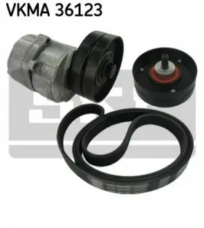 Комплект поликлинових ременів (з роликами) VOLVO S40 I, V40 1.6-2.0 07.95-06.04 SKF VKMA36123
