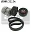 Комплект поликлинових ременів (з роликами) VOLVO S40 I, V40 1.6-2.0 07.95-06.04 SKF (VKMA36124) зображення 1