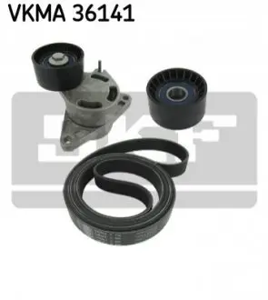 Комплект поликлинових ременів (з роликами) RENAULT ESPACE IV 2.2D 11.02-12.15 SKF VKMA36141