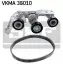 Поликлиновой ременный комплект SKF (VKMA38010) изображение 1