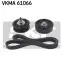 Комплект поликлинових ременів (з роликами) TOYOTA YARIS 1.0 04.99-09.05 SKF (VKMA61066) зображення 1