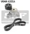 Фото Комплект поликлинових ременів (з роликами) HONDA ACCORD VII, CR-V III, ELEMENT 2.4 07.02-12.12 SKF (VKMA63014) зображення 1