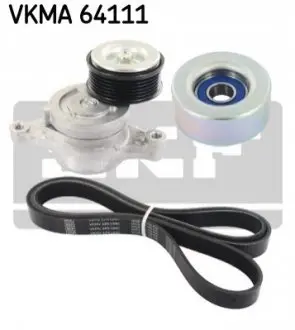 Фото Роликовый модуль натяжителя ремня (ролик, ремень) SKF (VKMA 64111) изображение 1