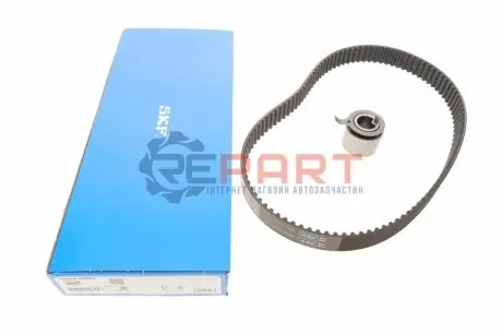 Комплект ГРМ (ремінь + ролик) CHERY QQ3 CHEVROLET AVEO / KALOS, MATIZ, SPARK DAEWOO LABO, MATIZ, TICO FSO MATIZ 0.8-1.2 02.95 SKF VKMA90001 Купити в Україні