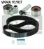Комплект ГРМ (ремінь + ролик) LEXUS GS, LS, LX, SC TOYOTA LAND CRUISER 100, LAND CRUISER 200 4.0/4.3/4.7 09.97 SKF VKMA91907 Купити в Україні