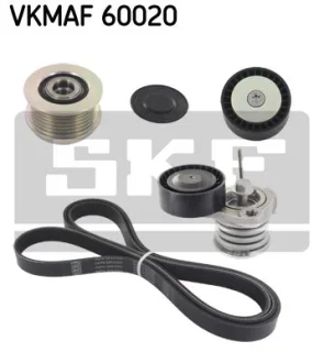 Комплект поликлинових ременів (з роликами) CHEVROLET CAPTIVA OPEL ANTARA A 2.0D 08.06- SKF VKMAF60020