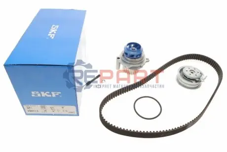 Комплект ГРМ + помпа Audi A3/A4/Skoda Octavia/WV Caddy III/Golf IV/V/Passat/Touran1.6 95- (23x138z) SKF VKMC011131 Купити в Україні