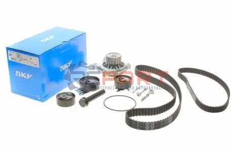 Фото Комплект ГРМ + помпа Audi A6/VW LT/T4 2.5TDI 91-06 (26.5x122) SKF (VKMC01270) зображення 1