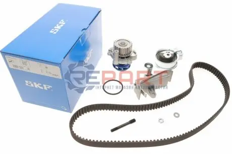 Фото Комплект ГРМ + помпа Audi A4/A6/Seat Exeo/VW Passat 5.5 1.8T 95-10 (23x150z) SKF (VKMC019181) зображення 1