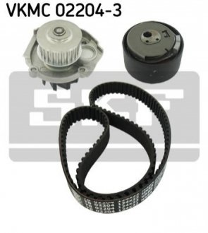 Комплект (ремінь+ролик+помпа) SKF VKMC022043