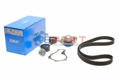 Комплект ГРМ + помпа Citroen Nemo/Xsara/C1/C2/C3/Peugeot Bipper 1.4HDI 05- (25.4x144z) (VKPC 83140) SKF VKMC03140 Купити в Україні