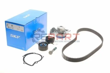 Комплект ГРМ + помпа Citroen Jumpy 2.0HDi/Fiat Scudo 2.0D Multijet 10- (116x25.4) (VKPC 83207) SKF VKMC03205 Купити в Україні