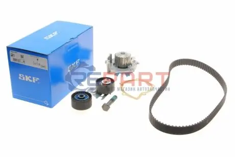 Комплект ГРМ + помпа Fiat Scudo/Citroen Jumpy 2.0HDI/D Multijet 07- (25.4x116) SKF VKMC03257 Купити в Україні