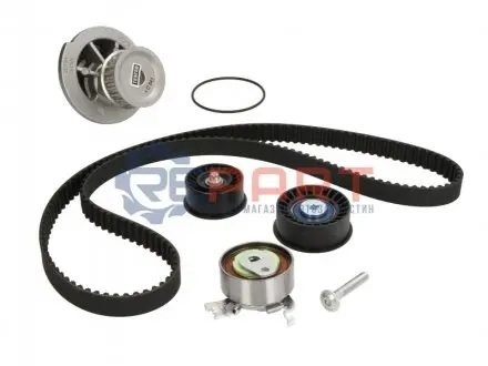 Комплект ГРМ (ремінь + ролик + водяний насос) OPEL ASTRA G, ASTRA G CLASSIC, CORSA C, ZAFIRA A 1.4/1.4LPG/1.6 02.98-12.09 SKF VKMC051561 Купити в Україні