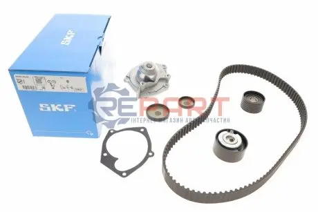 Комплект ГРМ + помпа Renault Laguna II/Megane III/Trafic 1.8/2.0 01- (27x126) SKF VKMC06106 Купити в Україні