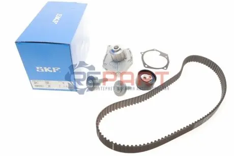 Комплект ГРМ + помпа Renault Kangoo/Megane/Scenic/Laguna/Nissan Qashqai 1.5dCi 04- (VKPC 86418) SKF VKMC061342 Купити в Україні