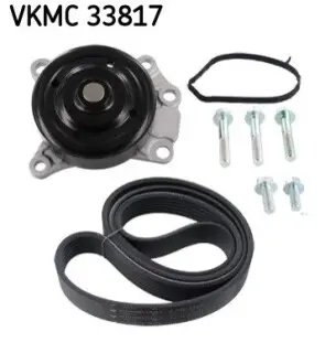 Насос охолоджуючої рідини, з ущільненням CITROEN C1 PEUGEOT 107 TOYOTA AYGO, YARIS, YARIS / VIOS 1.0/1.0LPG 06.05-09.14 SKF VKMC33817