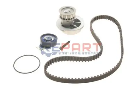 Фото Комплект ГРМ + помпа Chevrolet Aveo/Kalos 1.4/1.5 04-/Daewoo Lanos/Nexia 1.3/1.5 97- (17x111z) SKF (VKMC90202) зображення 1