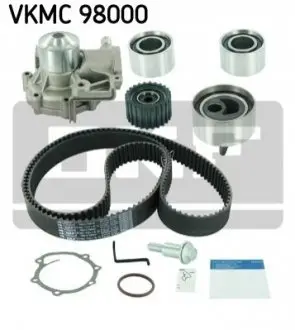 Комплект ГРМ (ремінь + ролик + водяний насос) SUBARU IMPREZA, LEGACY I, LEGACY II 1.6-2.2 01.89-12.00 SKF VKMC98000