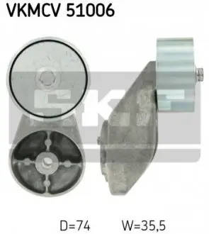 Відвідний/напрямний ролик, поліклиновий ремінь SKF VKMCV51006