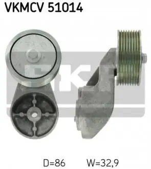 Відвідний/напрямний ролик, поліклиновий ремінь SKF VKMCV51014
