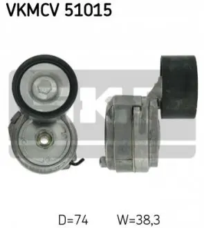 Натяжний ролик, поліклиновий ремінь SKF VKMCV51015