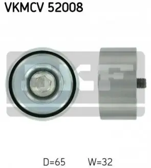 Паразитный/ведущий ролик, поликлиновый ремень SKF VKMCV52008