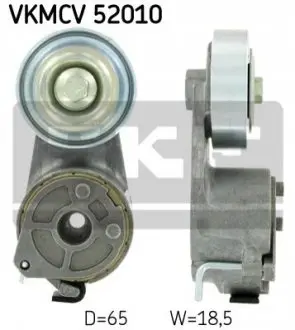 Натяжний ролик, поліклиновий ремінь SKF VKMCV52010
