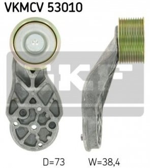 Паразитный/ведущий ролик, поликлиновый ремень SKF VKMCV53010 (фото 1)