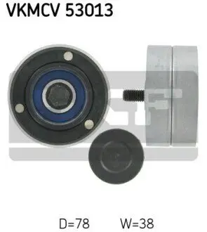 Відвідний/напрямний ролик, поліклиновий ремінь SKF VKMCV53013