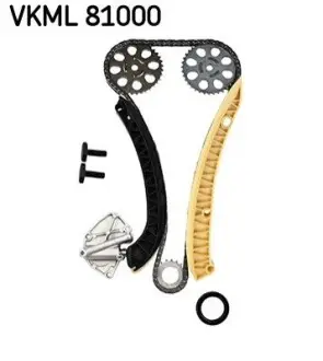 Комплект ГРМ (ланцюг + шестерня) SEAT CORDOBA, IBIZA III, IBIZA IV, IBIZA IV SC SKODA FABIA I, FABIA I PRAKTIK, FABIA II, ROOMSTER, ROOMSTER PRAKTIK VW POLO IV 1.2 10.01-05.15 SKF VKML 81000 Купити в Україні