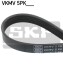 Поликлиновый ремень - SKF VKMV5PK1200 (4500033, 7700300347, 9160333)