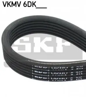 Поліклиновий ремінь (6PK1188) SEAT AROSA VW LUPO I, POLO 1.4D 01.99-07.05 SKF VKMV6DK1188
