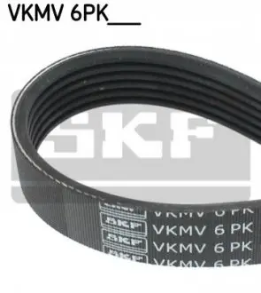 Фото Ремінь генератора Fiat Doblo 1.9D SKF (VKMV6PK1049) зображення 1