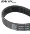 Фото Ремінь генератора VW LT 2.8TDI 116KW (-AC) SKF (VKMV6PK1685) зображення 1