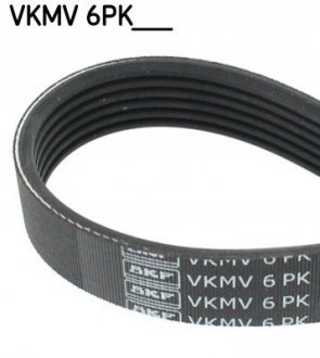 Ремень поликлиновый - (1229548, 1539585, 1752169K00) SKF VKMV6PK802 (фото 1)