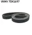 Поліклиновий ремінь (7PK1697) SKF (VKMV7DK1697) зображення 1