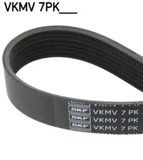 Поліклиновий ремінь (7PK1675) FIAT TALENTO NISSAN NV300, NV400, QASHQAI II, X-TRAIL III OPEL MOVANO B, VIVARO B RENAULT ESPACE V, GRAND SCENIC III, GRAND SCENIC IV, KADJAR 1.6D-2.3D 02.10 SKF VKMV7PK1675