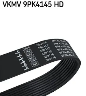 Поликлиновый ремень (9PK4145) MERCEDES O 304, O 340, O 403, O 404, TOURISMO (O 350) OM401.970-OM446.938 01.90 SKF VKMV9PK4145HD