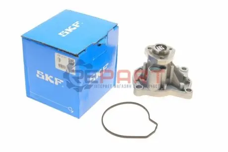 Насос охолоджуючої рідини, з ущільненням SEAT CORDOBA, IBIZA III, IBIZA IV, IBIZA IV SC, IBIZA IV ST, TOLEDO IV SKODA FABIA I, FABIA I PRAKTIK, FABIA II, RAPID, ROOMSTER 1.2/1.2LPG 07.01-02.18 SKF VKPC81301 Купити в Україні
