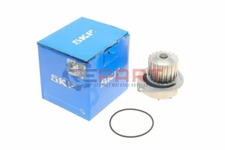 Фото 1 — Помпа води Citroen Berlingo/C2/C3/C4/Peugeot 106/206/207/307/308/408/Partner 1.6 96- (19z) SKF (VKPC83430) Фото Помпа води Citroen Berlingo/C2/C3/C4/Peugeot 106/206/207/307/308/408/Partner 1.6 96- (19z) SKF (VKPC83430) зображення 1