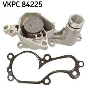 Насос охолоджуючої рідини, з ущільненням FORD C-MAX II, FIESTA VII, FOCUS IV, GRAND C-MAX, PUMA, TOURNEO CONNECT V408 NADWOZIE WIELKO, TRANSIT CONNECT V408 1.0/1.0H 10.12 SKF VKPC 84225 Купити в Україні