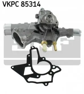 Насос охолоджуючої рідини, з ущільненням OPEL AGILA A, ASTRA G, ASTRA G CLASSIC, ASTRA H, ASTRA H CLASSIC, ASTRA H GTC, COMBO, COMBO TOUR, CORSA C, CORSA D, MERIVA A, TIGRA 1.0-1.4LPG 02.98 SKF VKPC 85314
