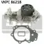 Насос охолоджуючої рідини, з ущільненням OPEL ASTRA H, CORSA D RENAULT CLIO II, CLIO III, CLIO IV, KANGOO, KANGOO EXPRESS, MODUS, THALIA I, THALIA II, TWINGO I, TWINGO II 1.2/1.2ALK/1.4 08.97 SKF (VKPC86218) зображення 1