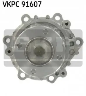 Насос охолоджуючої рідини, з ущільненням TOYOTA 4 RUNNER II, DYNA, DYNA 100, DYNA 150, HIACE IV, HILUX IV, HILUX V, HILUX VI, LAND CRUISER, LAND CRUISER PRADO, TOYOACE 2.4D/2.8D/3.0D 09.84 SKF VKPC91607