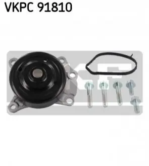 Насос охолоджуючої рідини, з ущільненням CITROEN C1 DAIHATSU CUORE VII, SIRION PEUGEOT 107 SUBARU JUSTY IV TOYOTA AYGO, YARIS, YARIS / VIOS 1.0/1.0LPG 01.05 SKF VKPC91810