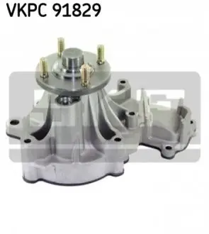 Насос охолоджуючої рідини, з ущільненням TOYOTA 4 RUNNER II, 4 RUNNER III, DYNA, FORTUNER, HIACE IV, HIACE V, HILUX VI, HILUX VII, LAND CRUISER, LAND CRUISER 90 2.0/2.5D/3.0D 02.90 SKF VKPC91829